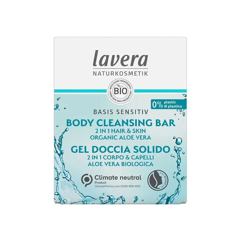 Lavera Basis Sensitiv 2 in 1 Body Cleansing Bar - 50g