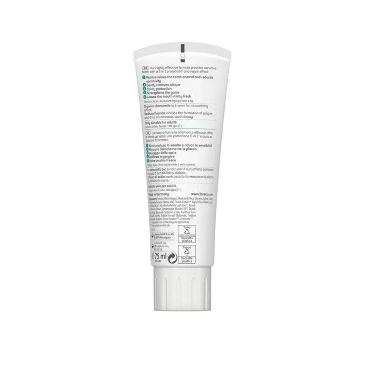 Lavera Sensitive and Repair Toothpaste - 75ml