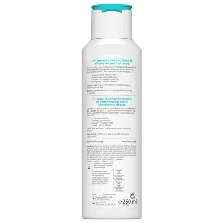 Lavera Basis Sensitiv Moisture and Care Shampoo - 250ml