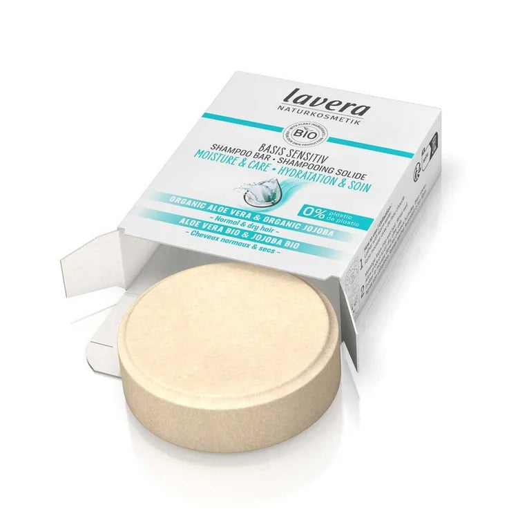 Lavera Basis Sensitiv Moisture and Care Shampoo Bar - 50g