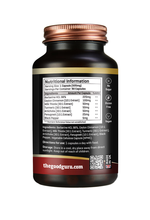 The Good Guru Vegan Berberine HCL 98%