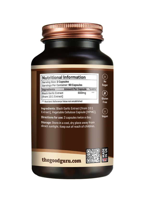 The Good Guru Vegan Black Garlic Extract