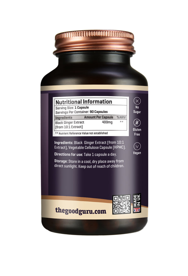 The Good Guru Vegan Advanced Black Ginger Extract