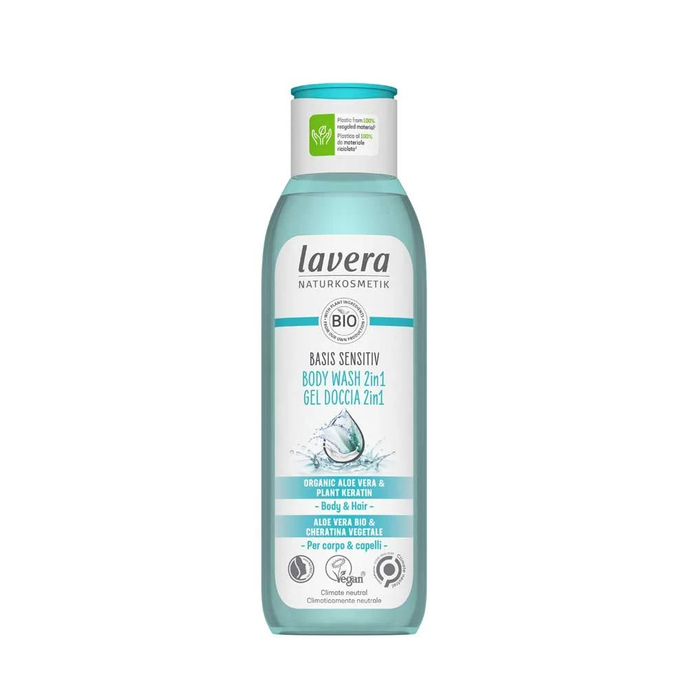 Lavera Basis Sensitiv 2in1 Body Wash - 250ml