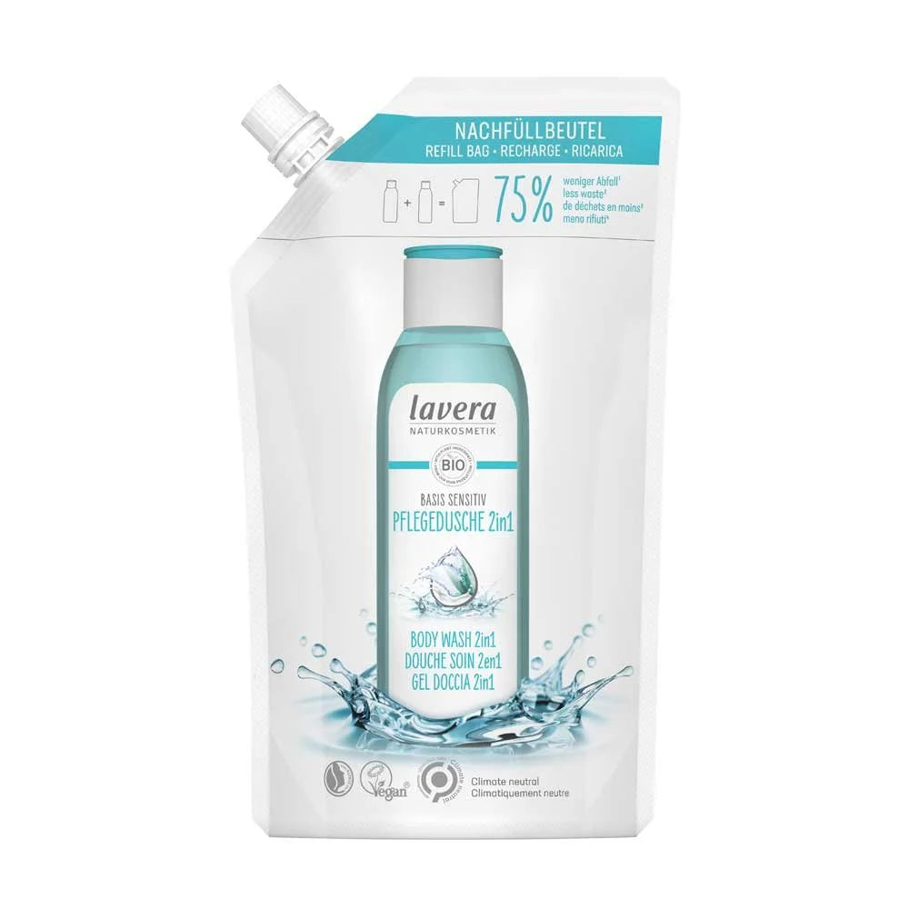 Lavera Basis Sensitiv 2in1 Body Wash Refill - 500ml