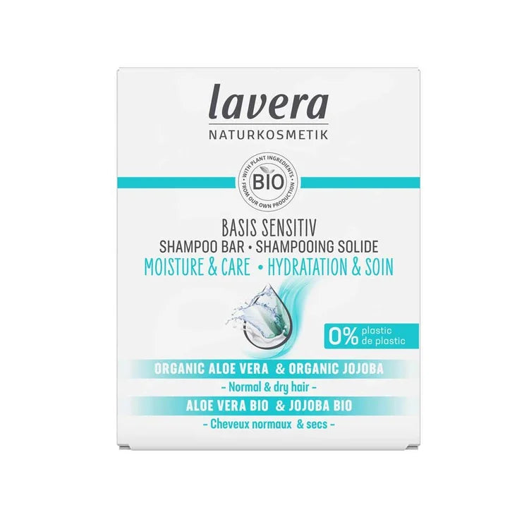 Lavera Basis Sensitiv Moisture and Care Shampoo Bar - 50g