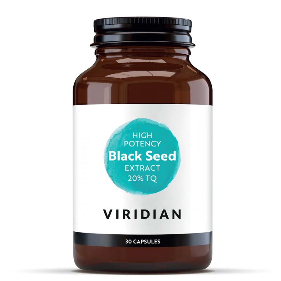 Viridian High Potency Black Seed Extract 20% TQ 30 Capsules