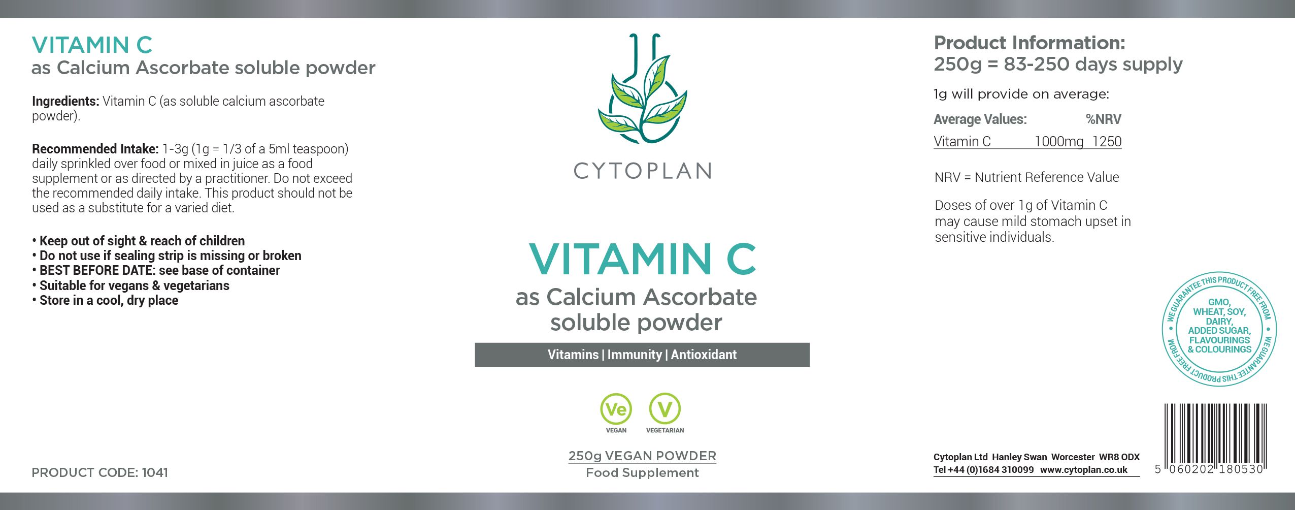 Cytoplan Vitamin C Powder