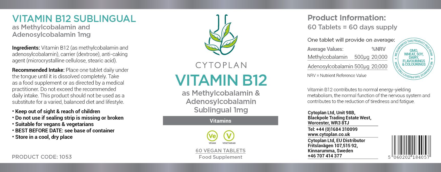 Cytoplan Vitamin B12
