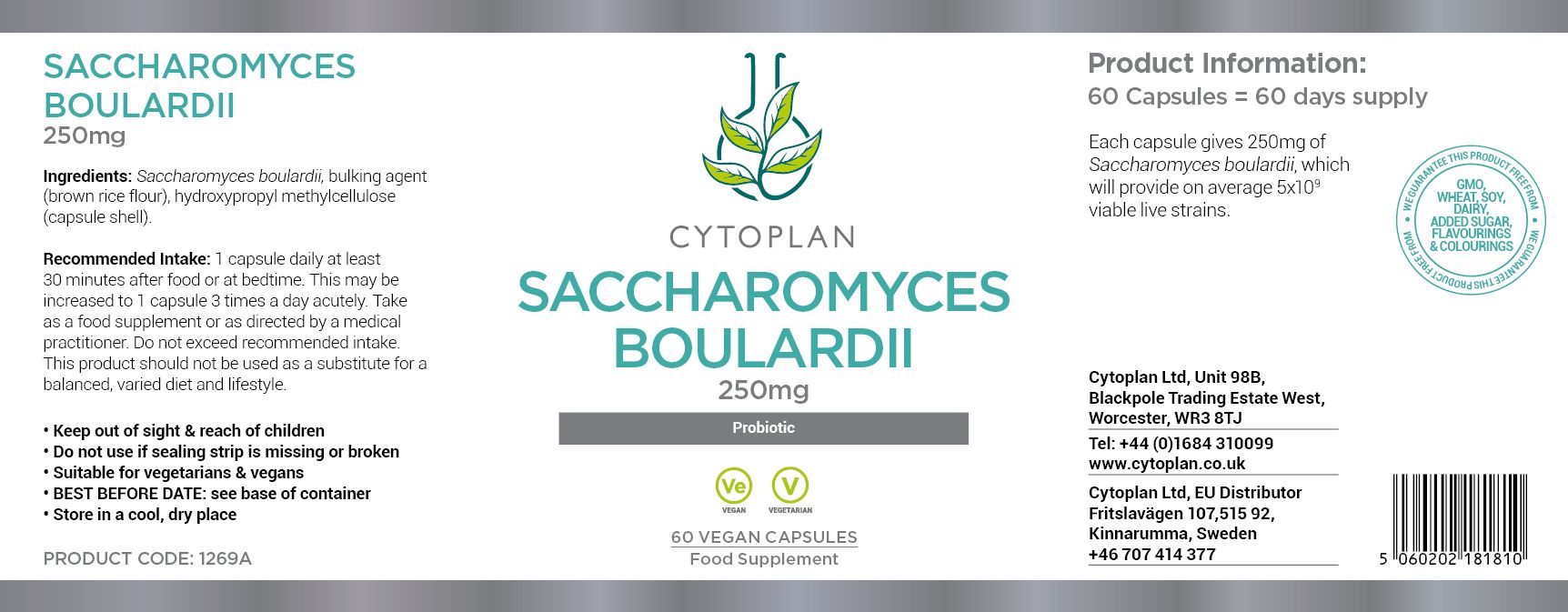 Cytoplan Saccharomyces Boulardii