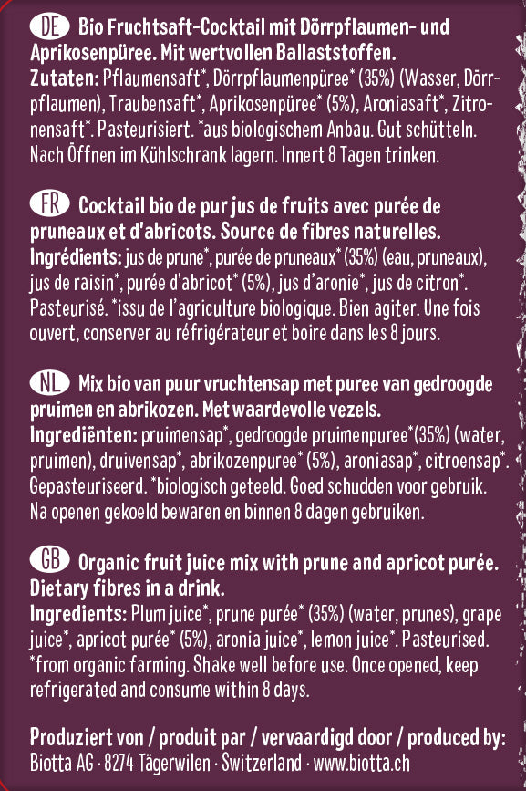 A.Vogel Biotta Prune Juice image 2