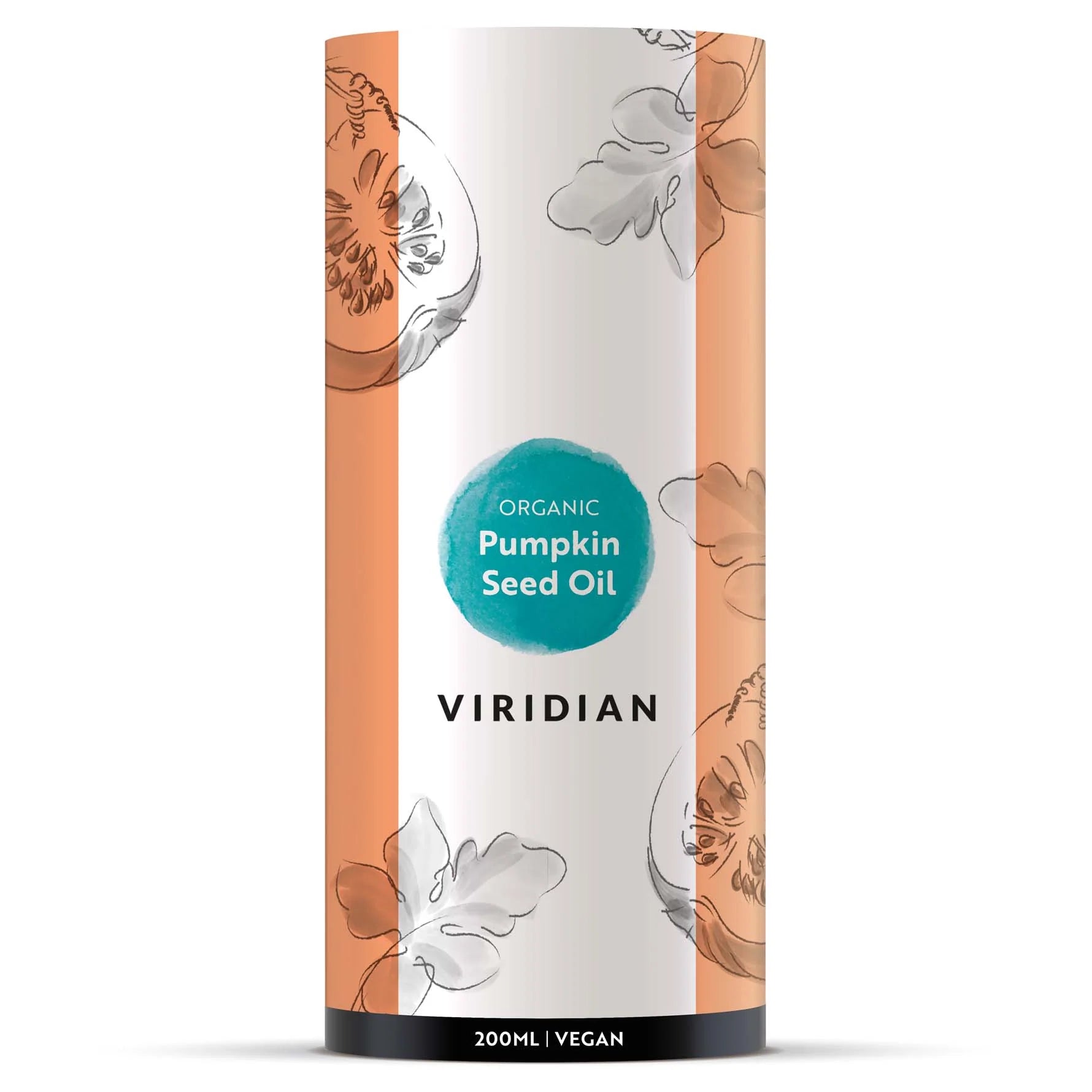 Viridian 100% Organic Pumpkin Seed Oil 200ml image 1