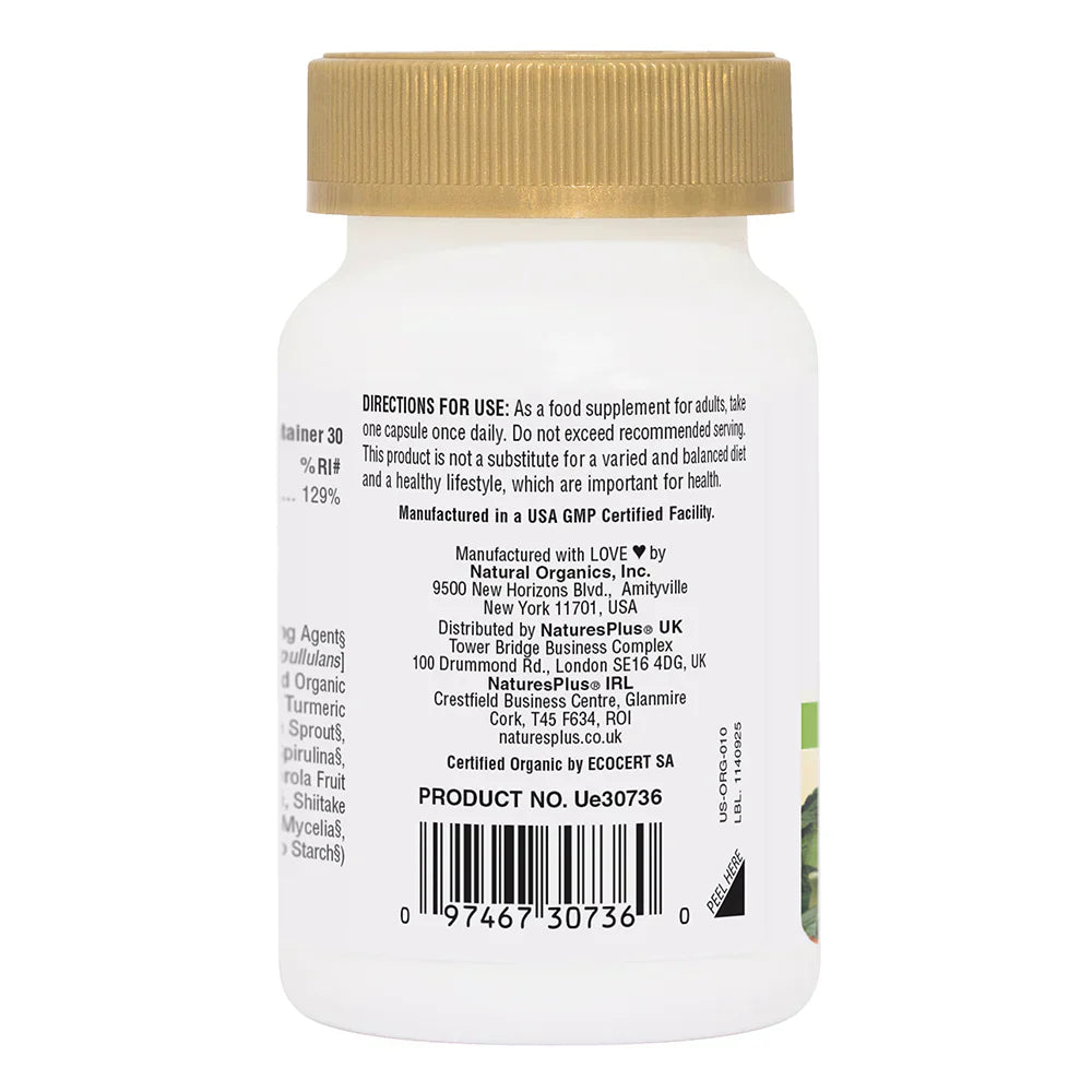 NaturesPlus Source of Life® Garden Iron 30 Capsules image 1