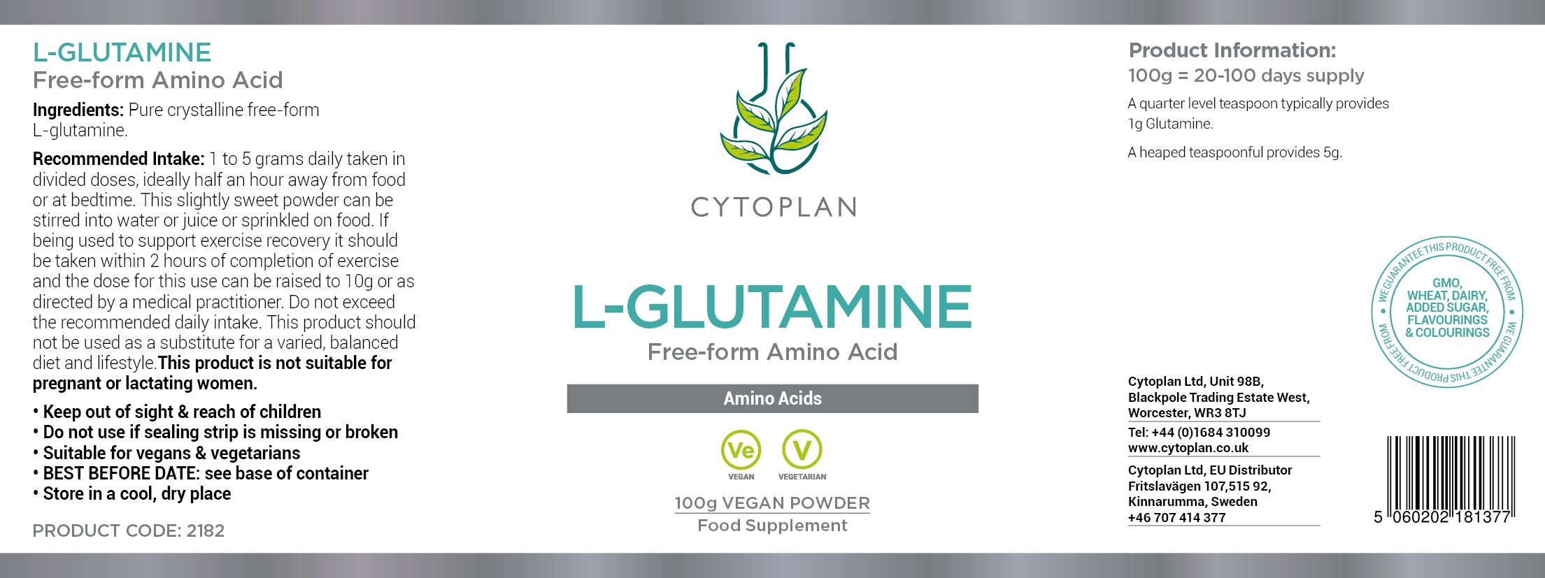 Cytoplan L-Glutamine