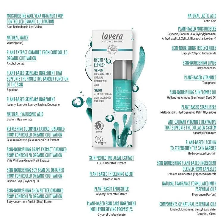 Lavera Hydro Refresh Serum - 30ml