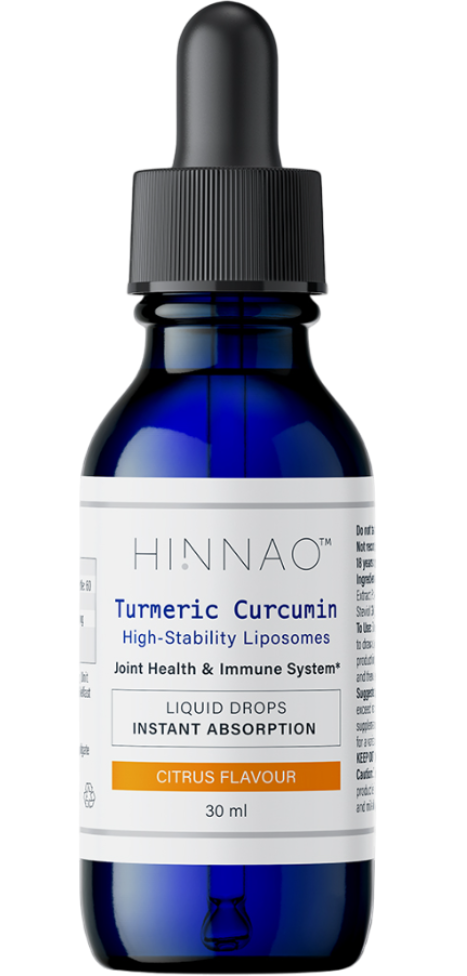 HINNAO Sublingual Turmeric Curcumin Drops
