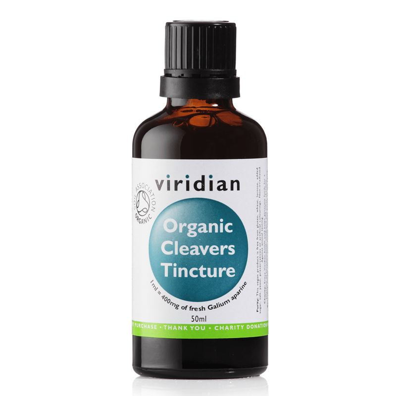 Viridian Organic Cleavers Tincture 50ml