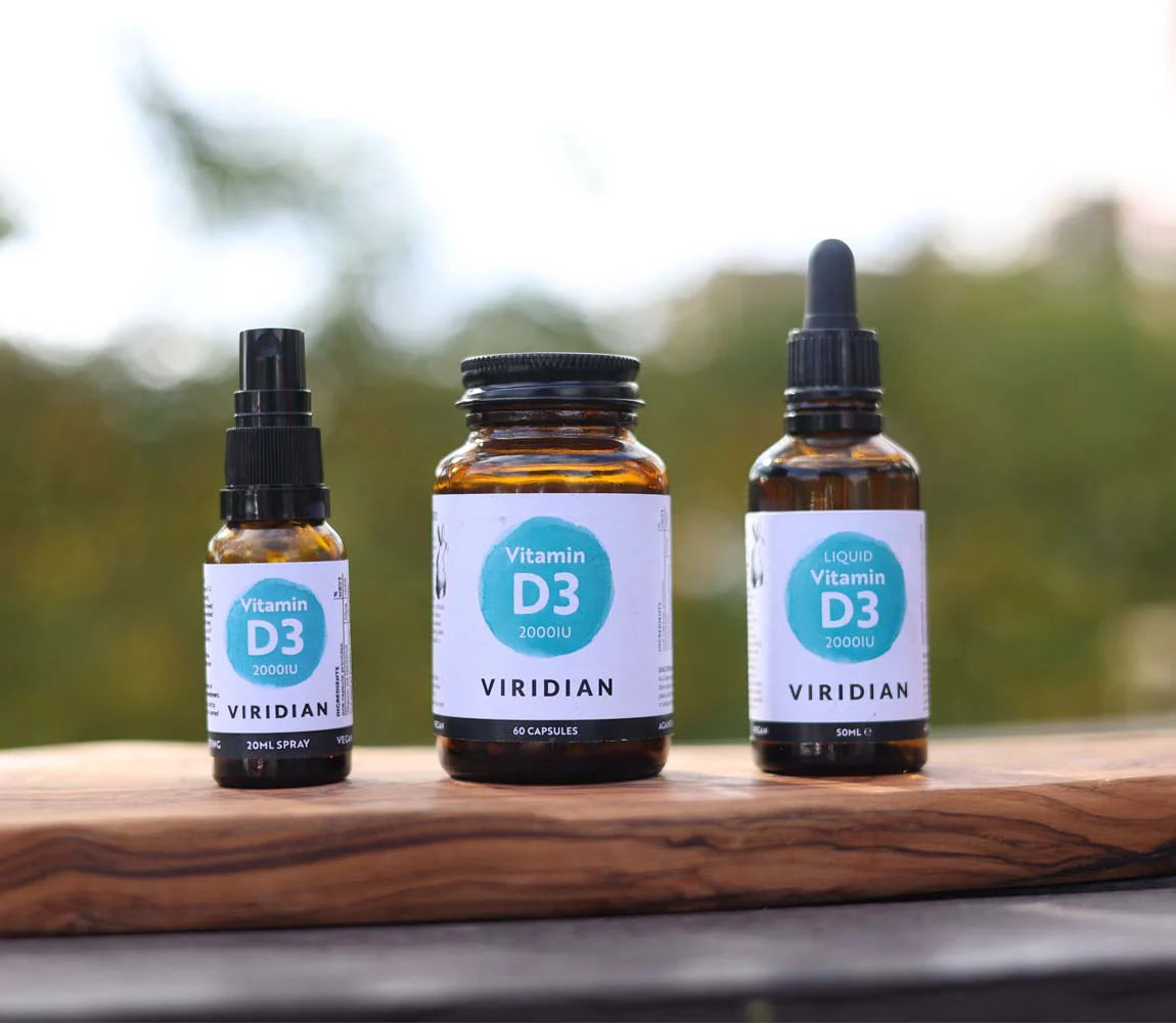 Viridian Liquid Vitamin D3 Drops 2000iu 50ml