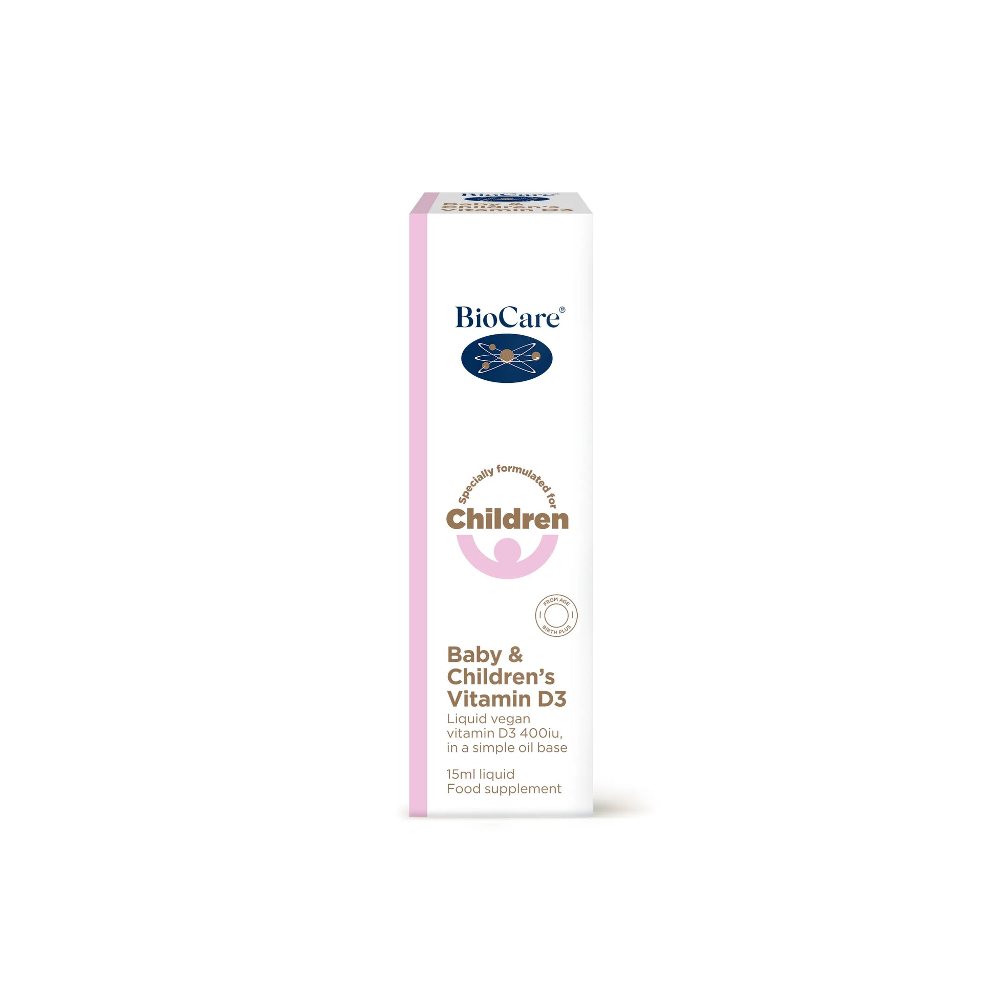 BioCare Baby & Children's Vitamin D3 15ml image 1