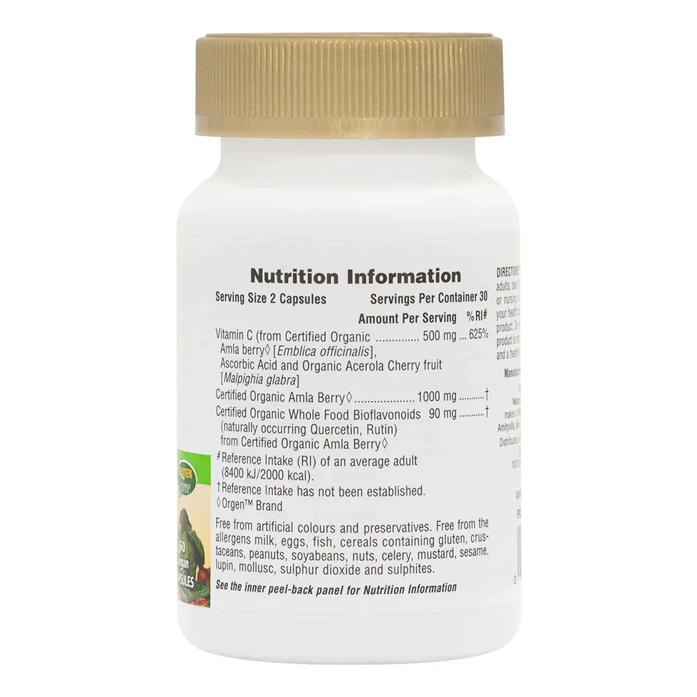 NaturesPlus Source of Life® Garden Vitamin C 500mg 60 Capsules image 1
