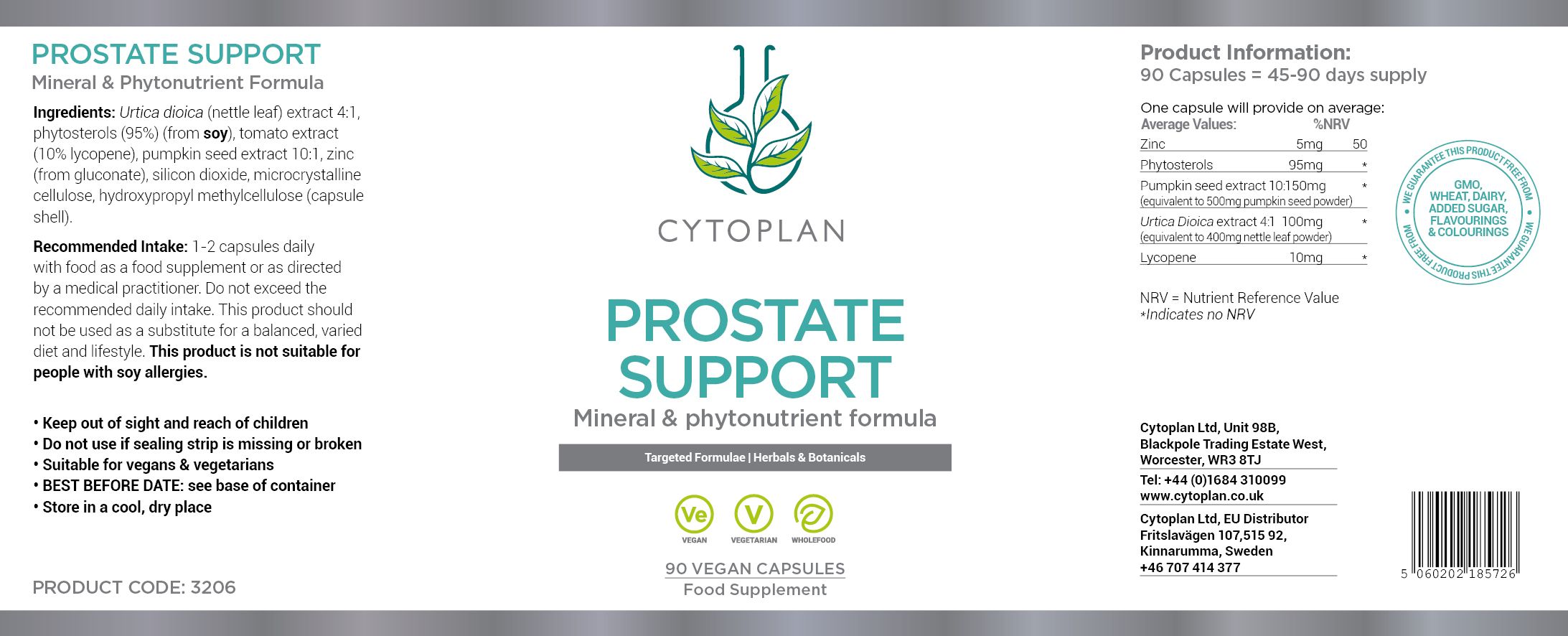 Cytoplan Prostate Support