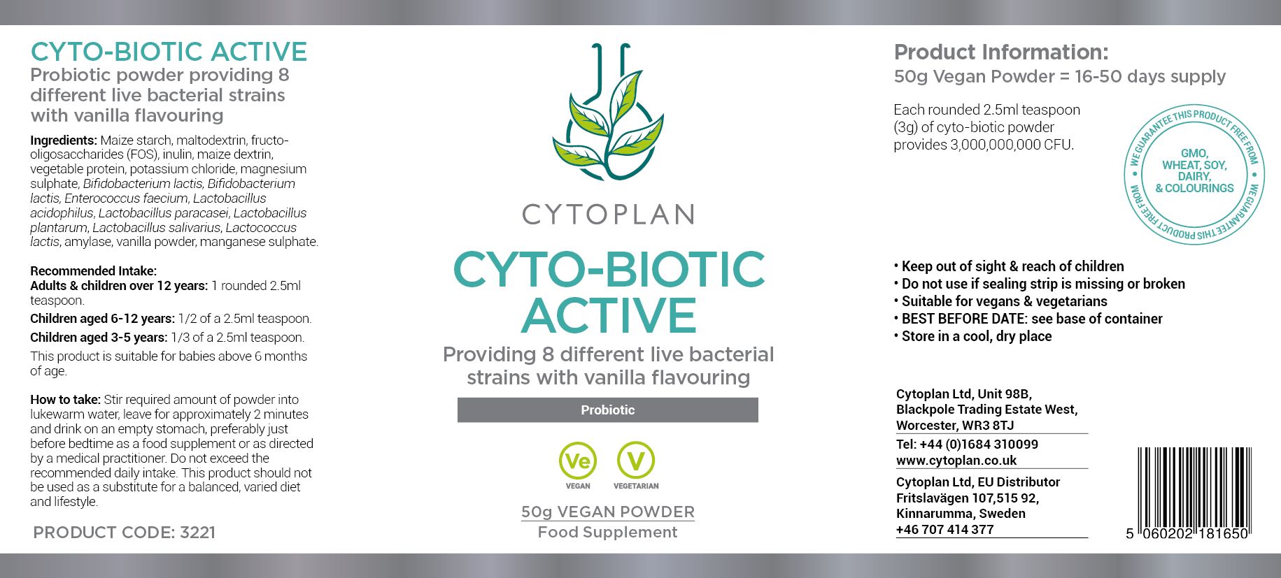 Cytoplan Cyto-Biotic Active