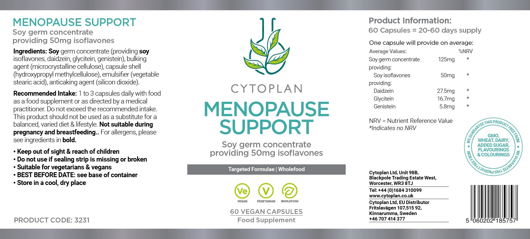 Cytoplan Menopause Support