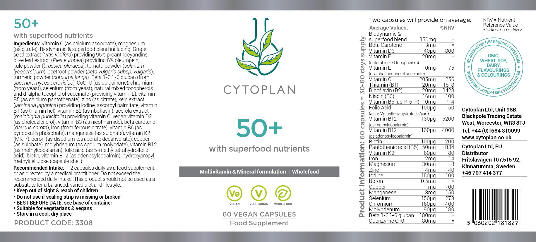 Cytoplan 50+ Foundations of Health Bundle