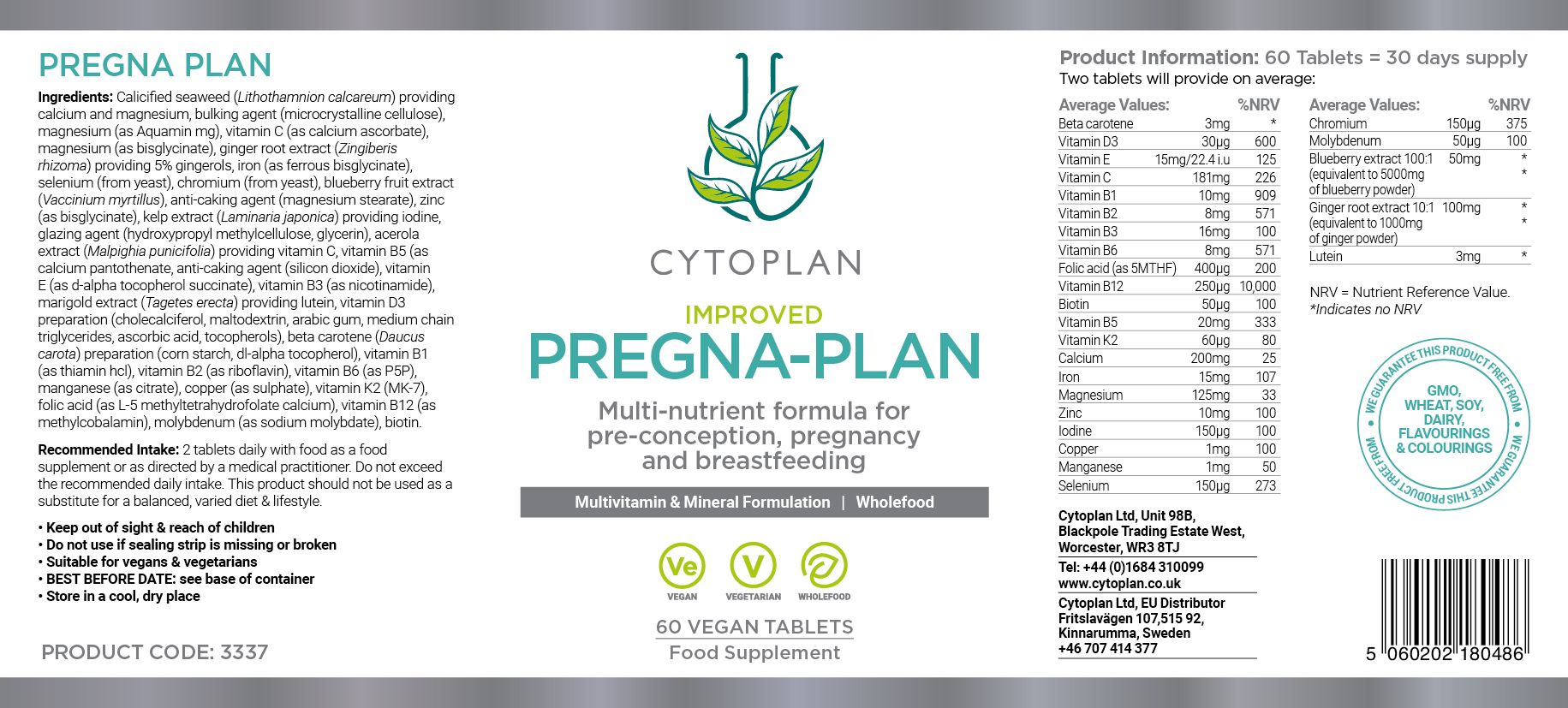 Cytoplan Preconception Bundle