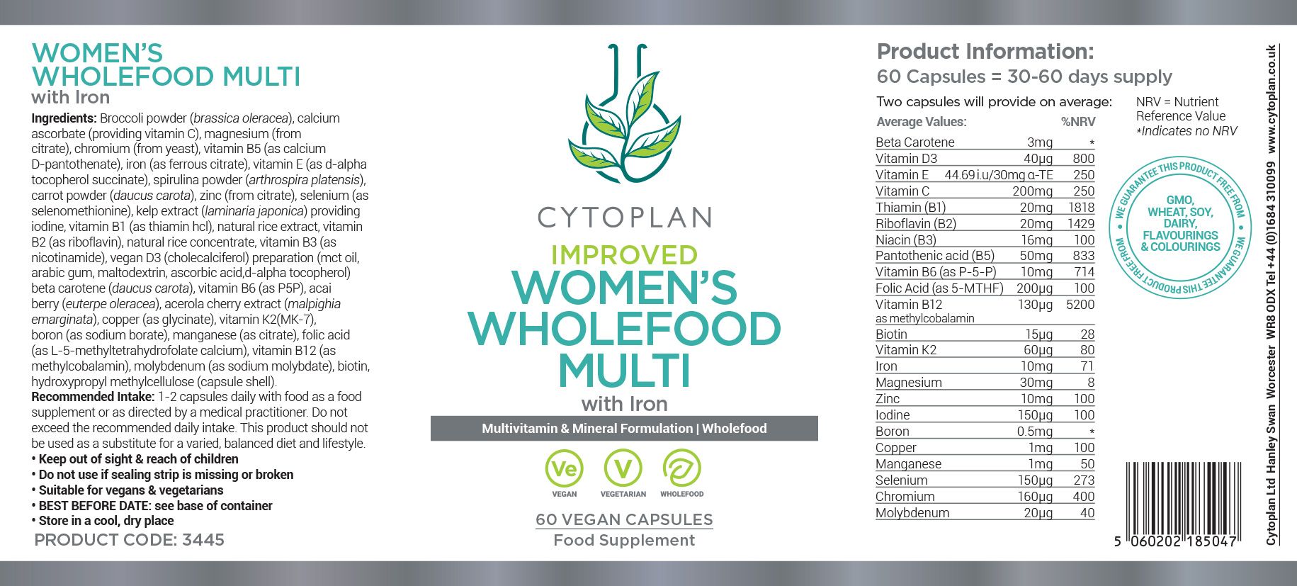 Cytoplan Women's Foundations of Health Bundle