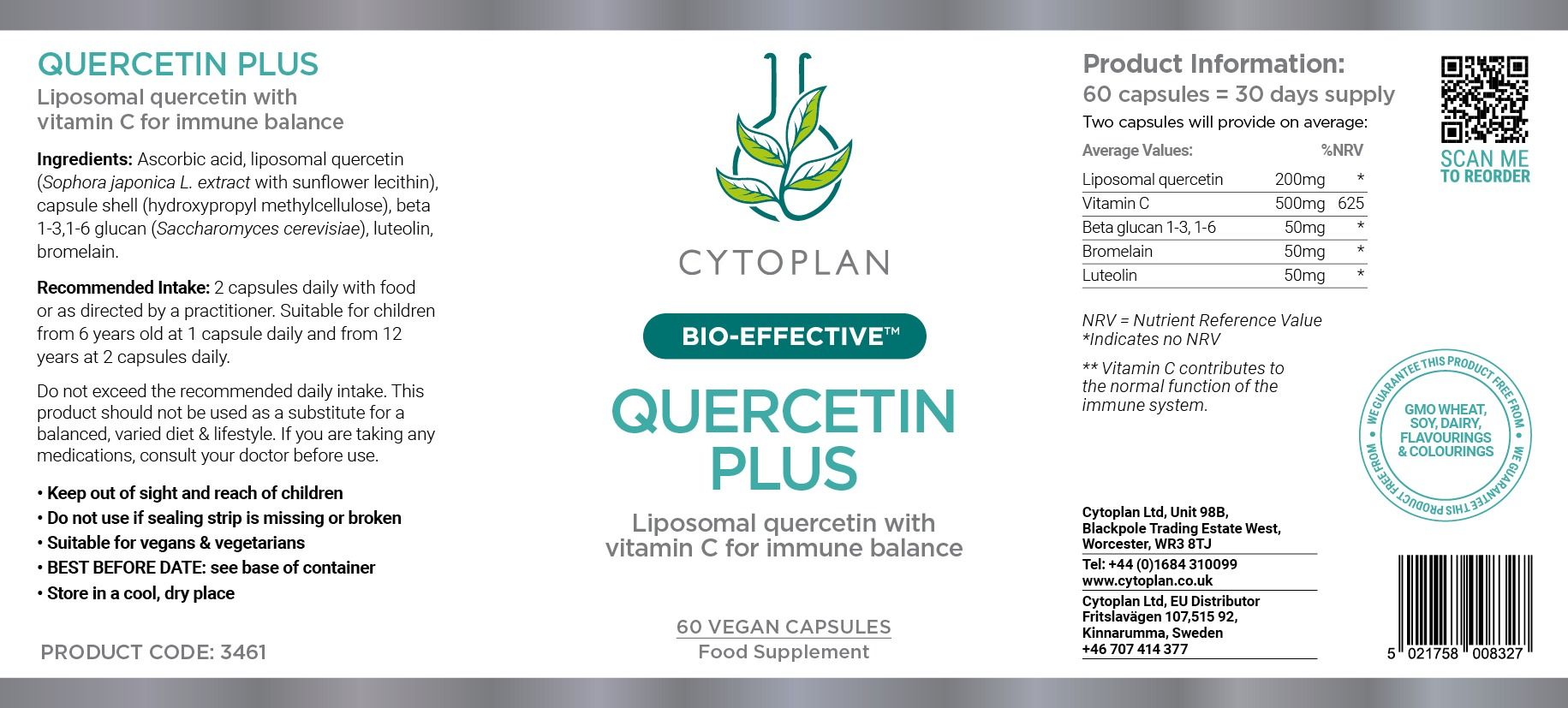 Cytoplan Quercetin Plus