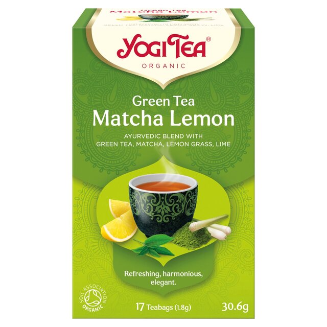 Yogi Green Tea Matcha Lemon Organic 17 Teabags