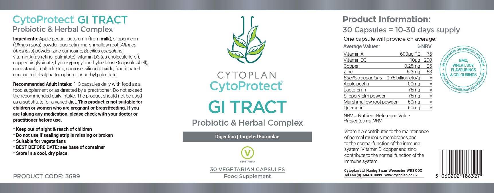 Cytoplan CytoProtect GI Tract