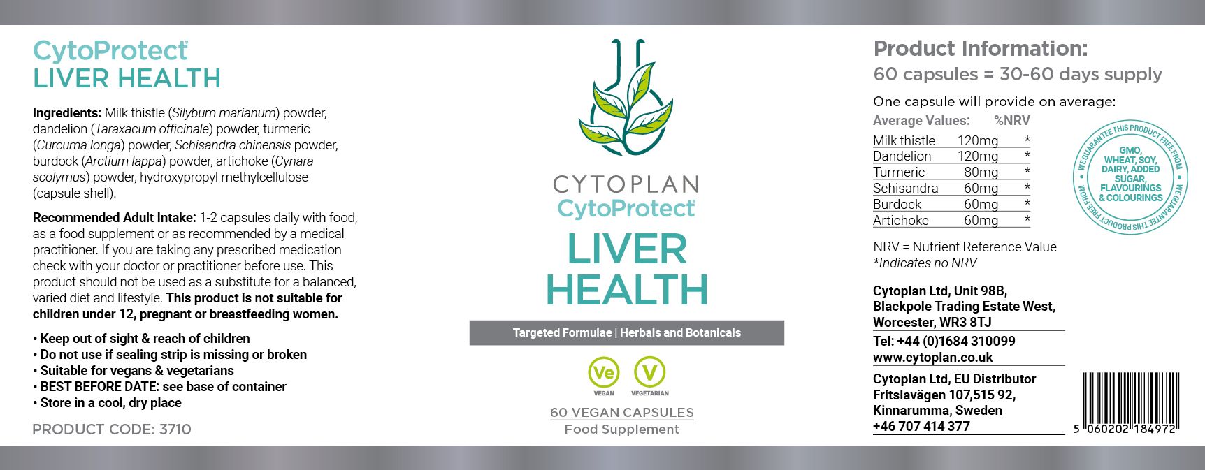 Cytoplan Cleanse and Revitalise bundle