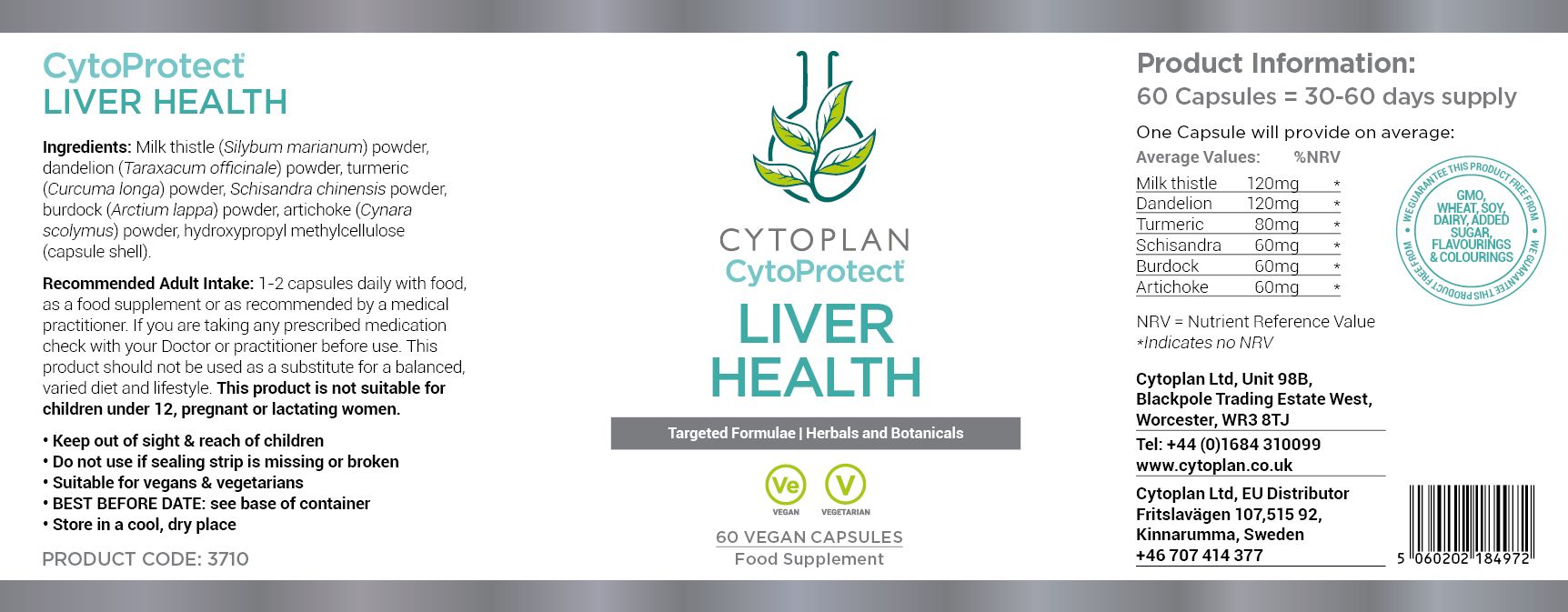 Cytoplan CytoProtect Liver Health