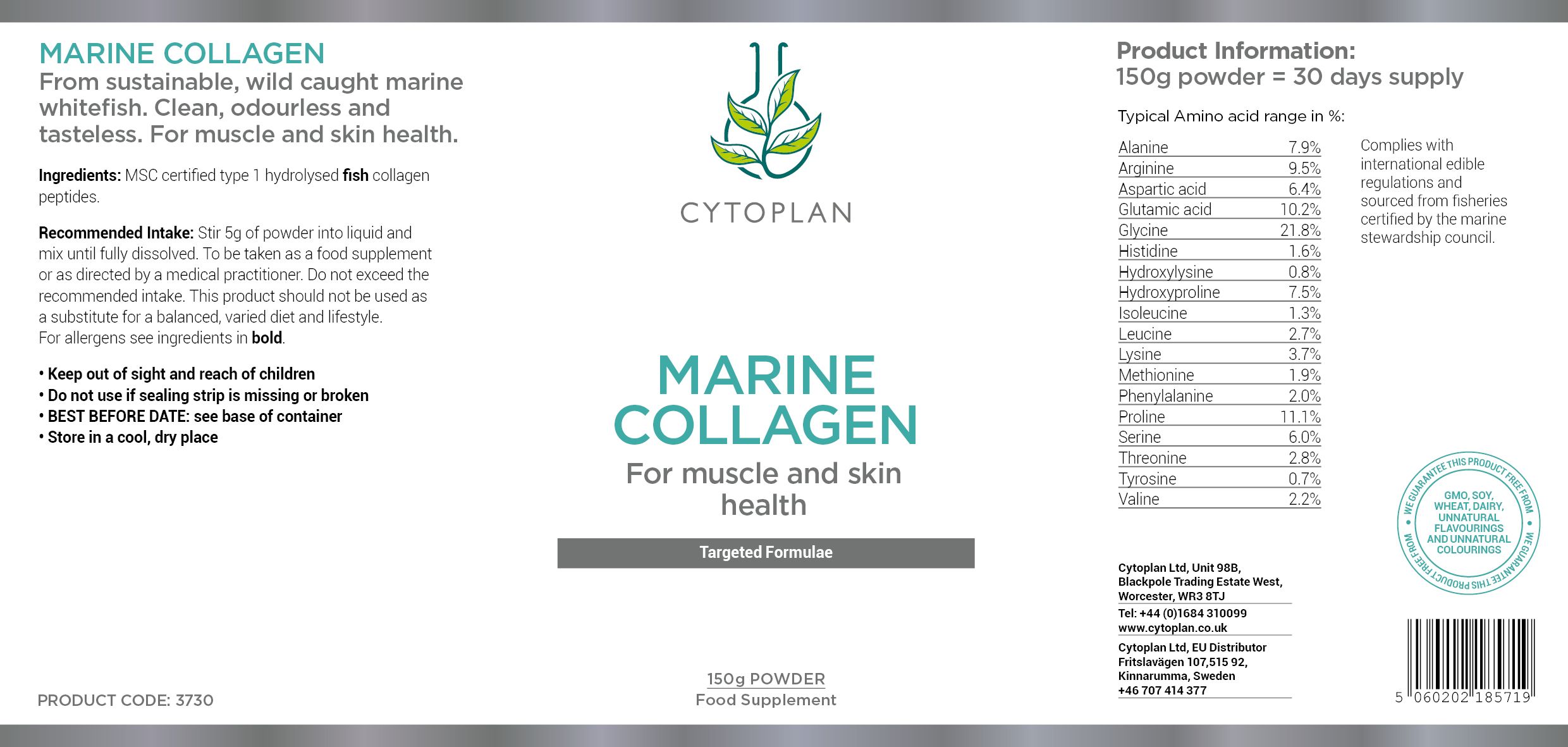 Cytoplan Marine Collagen