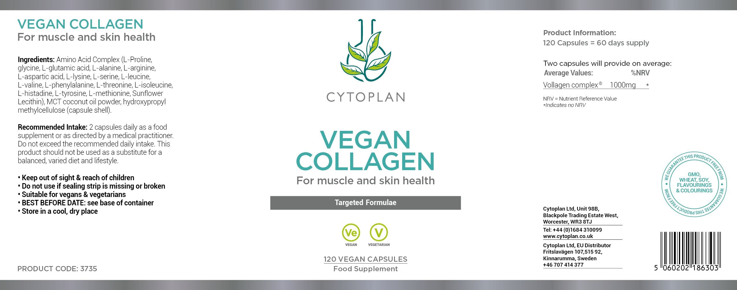 Cytoplan Vegan Collagen