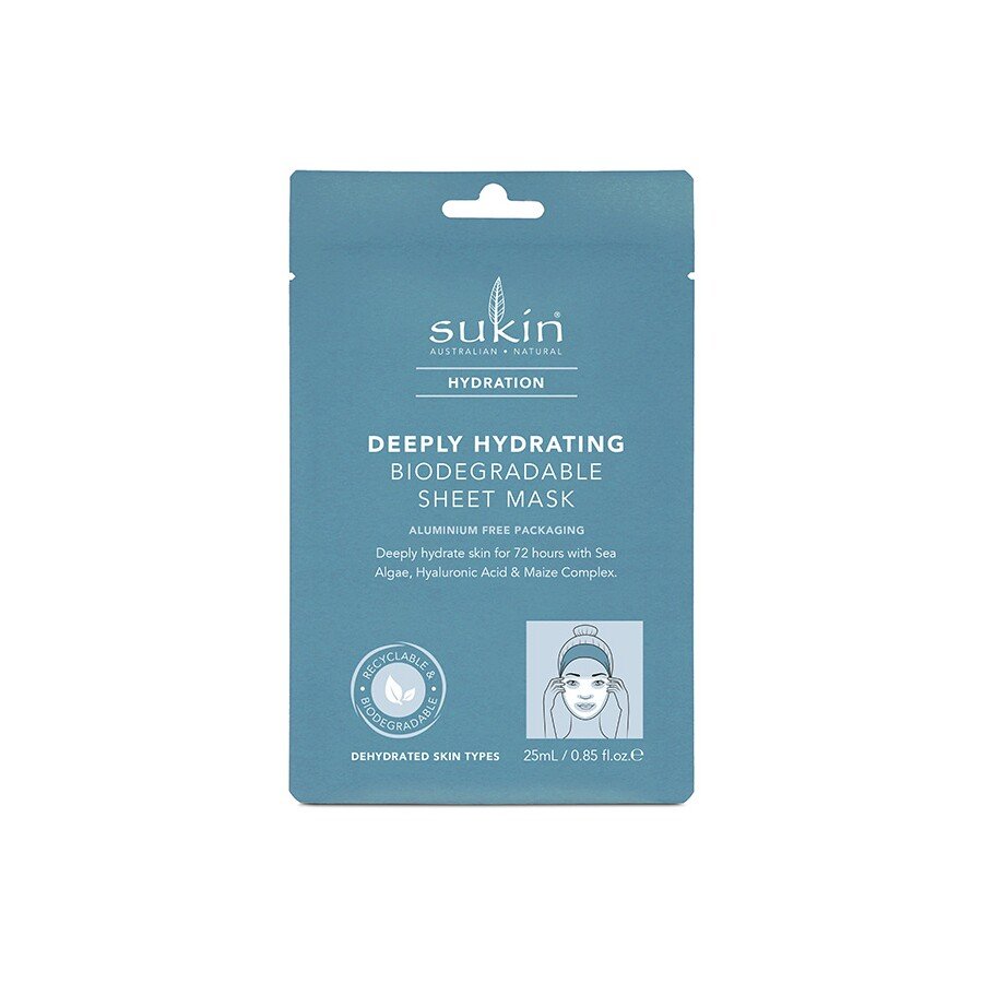 DEEPLY HYDRATING BIODEGRADABLE SHEET MASK | HYDRATION 25ML image 0
