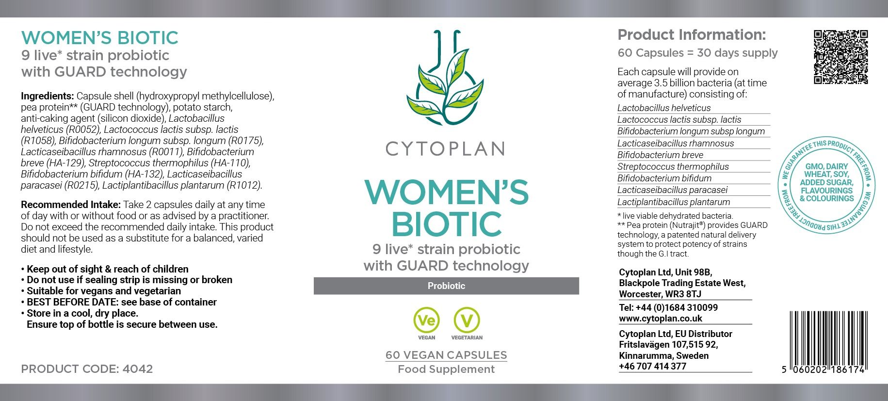 Cytoplan Women's Biotic