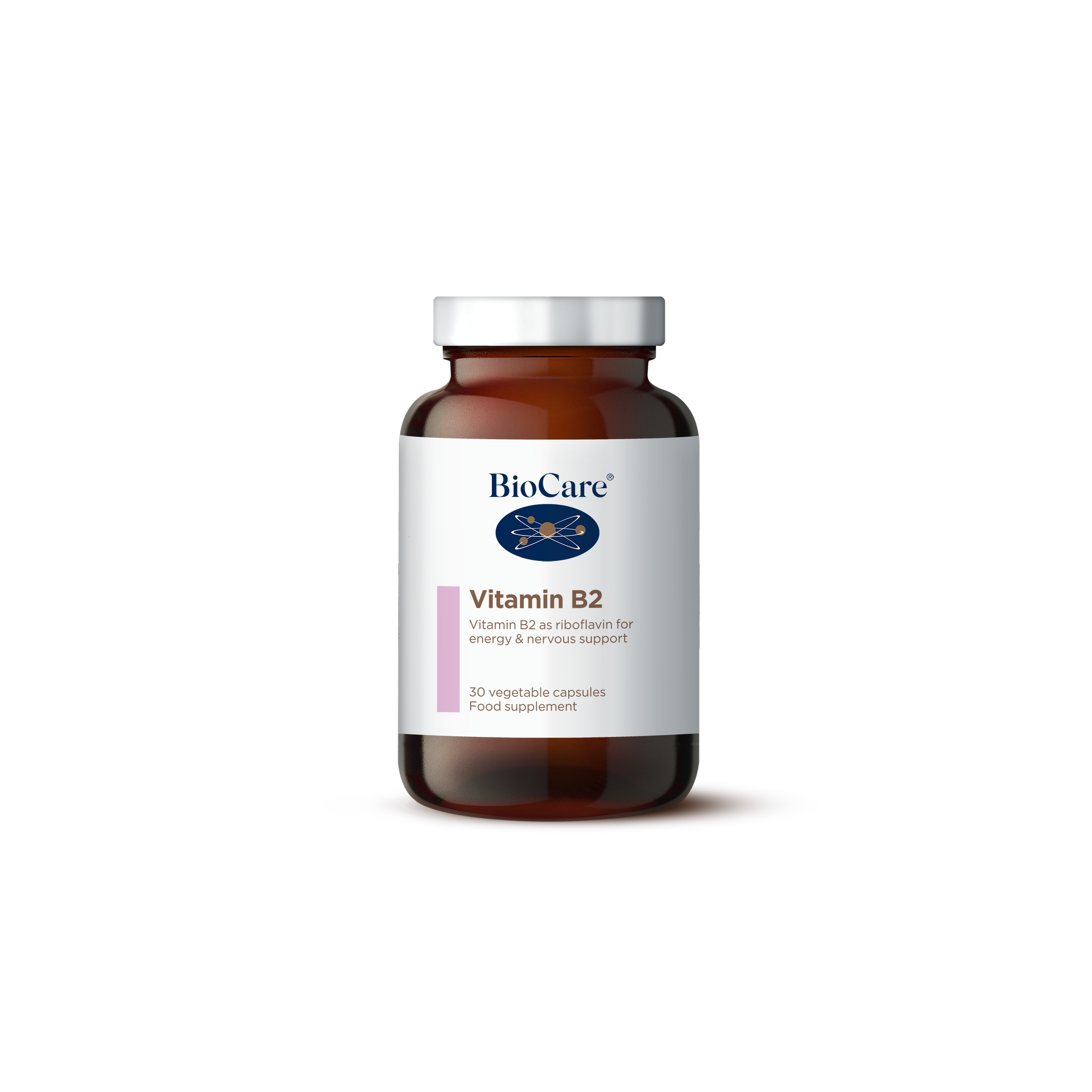 BioCare Vitamin B2 30 Veg Capsules