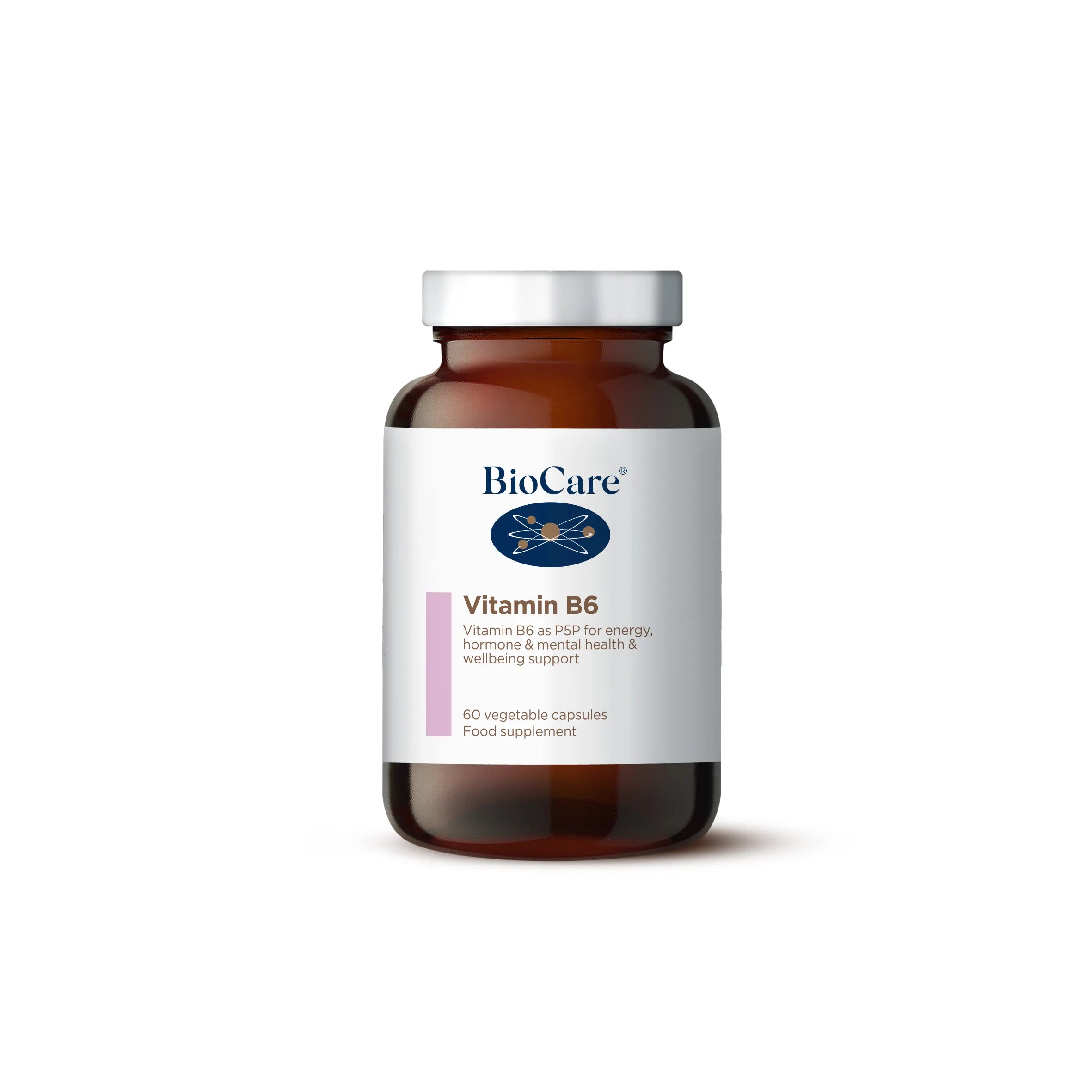 BioCare Vitamin B6 60 Veg Capsules image 0