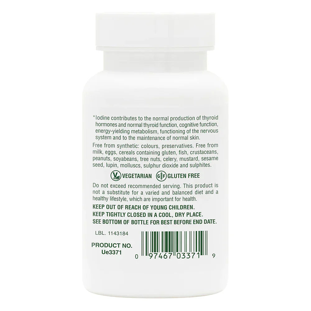 NaturesPlus Potassium Iodide 150μg Iodine 100 Tablets image 2