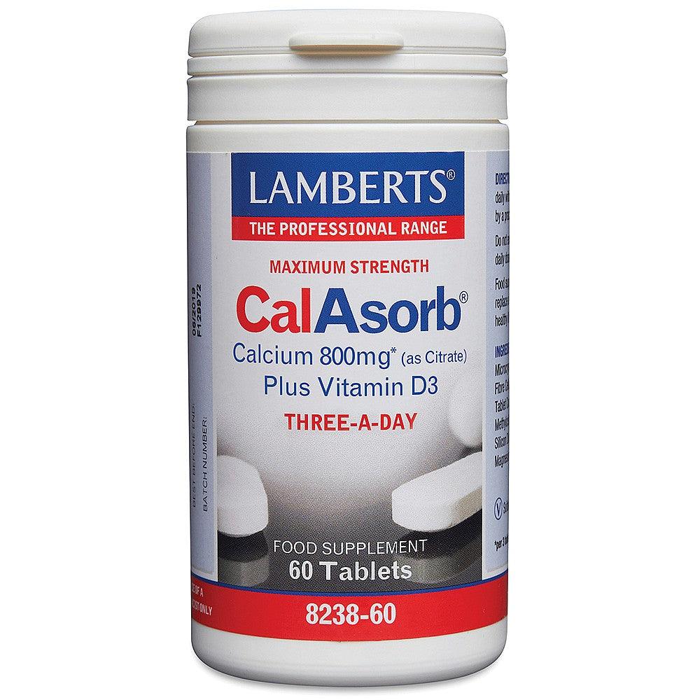 Lamberts CalAsorb®- Calcium 800mg Tablets image 0