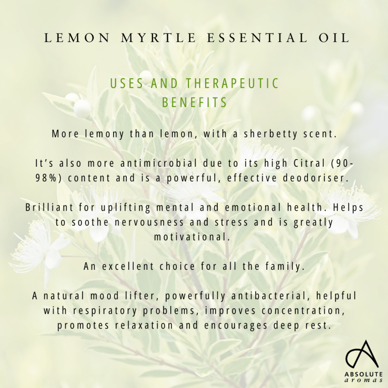 Absolute Aromas Lemon Myrtle Essential Oil