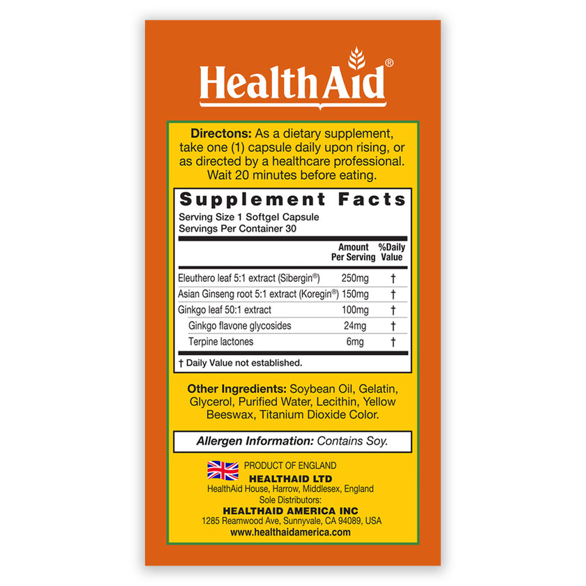 HealthAid GinkgoVital +3 Capsules
