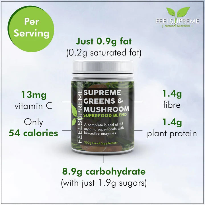 Feel Supreme Greens and Mushroom Blend