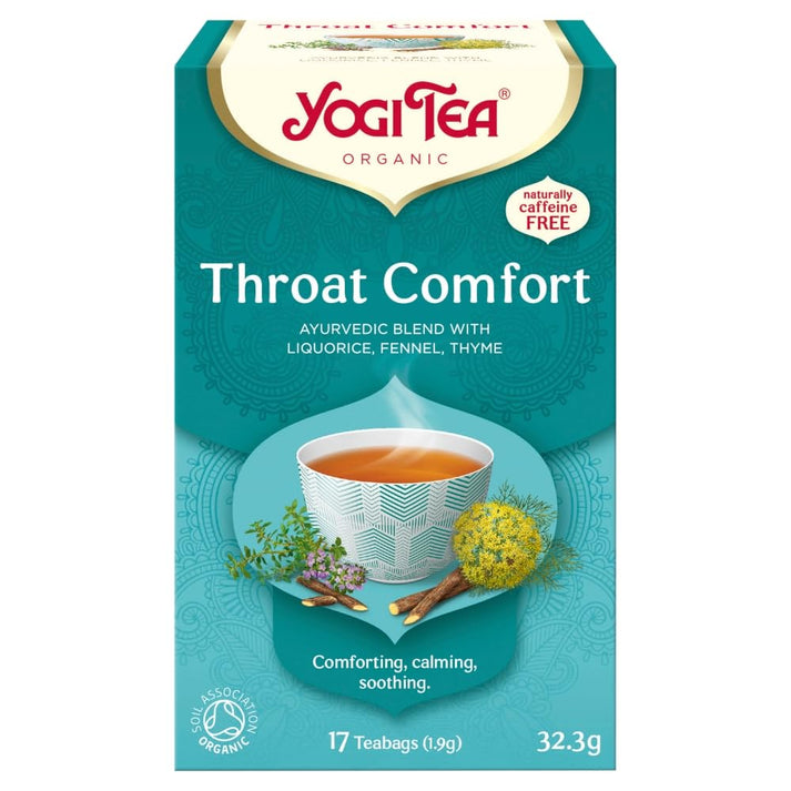 Yogi Throat Comfort Organic 17 Teabags