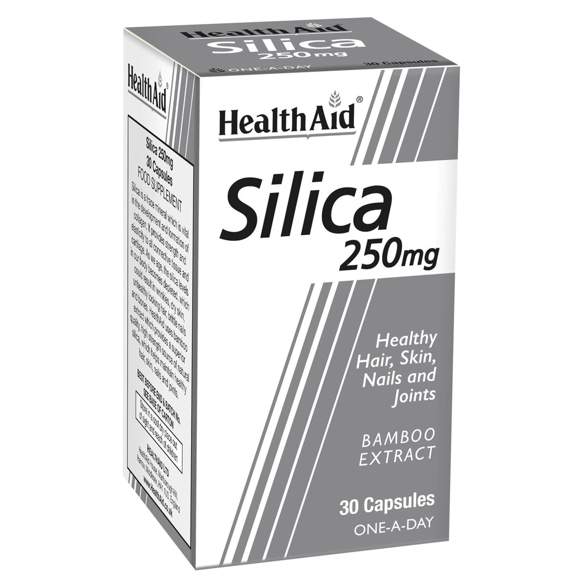HealthAid Silica 250mg (Bamboo Extract) Capsules (Pack of 2)