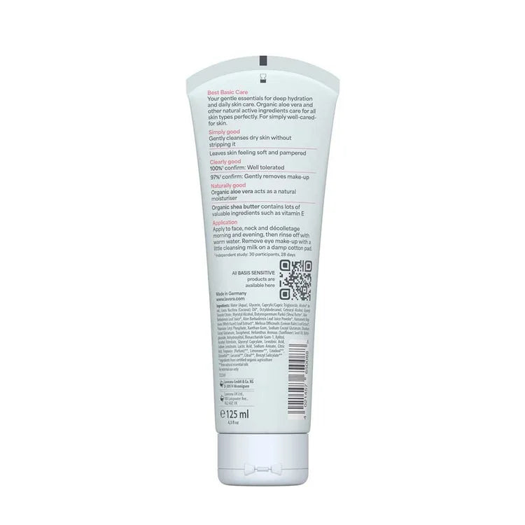Lavera Basis Sensitiv Cleansing Milk - 125ml