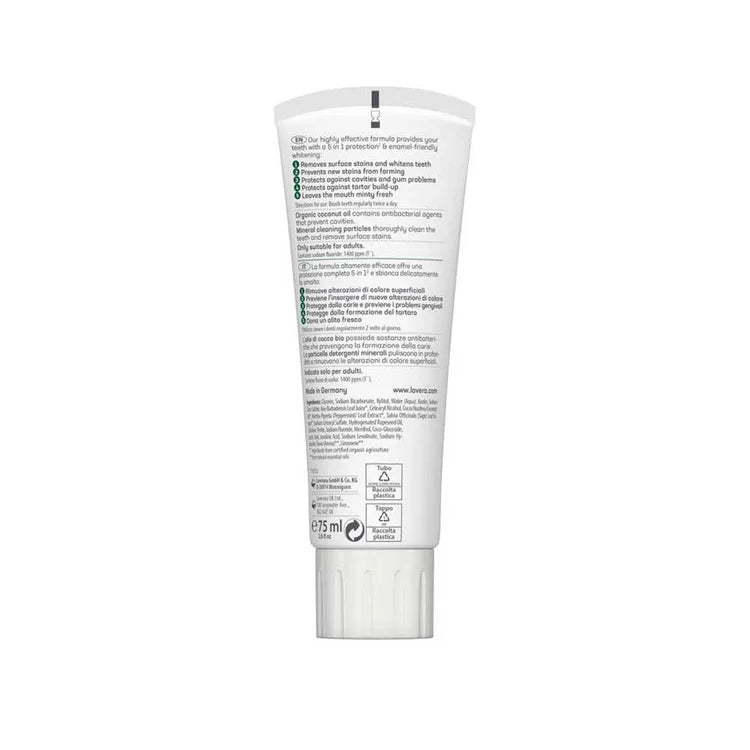 Lavera Sensitive Whitening Toothpaste - 75ml